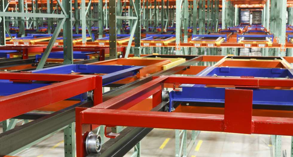 How To:  Loading and Unloading a Pushback Pallet Racking System